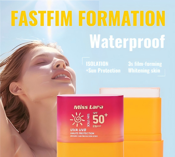 Miss Lara sunscreen stick SPF50+ face and body sun protection