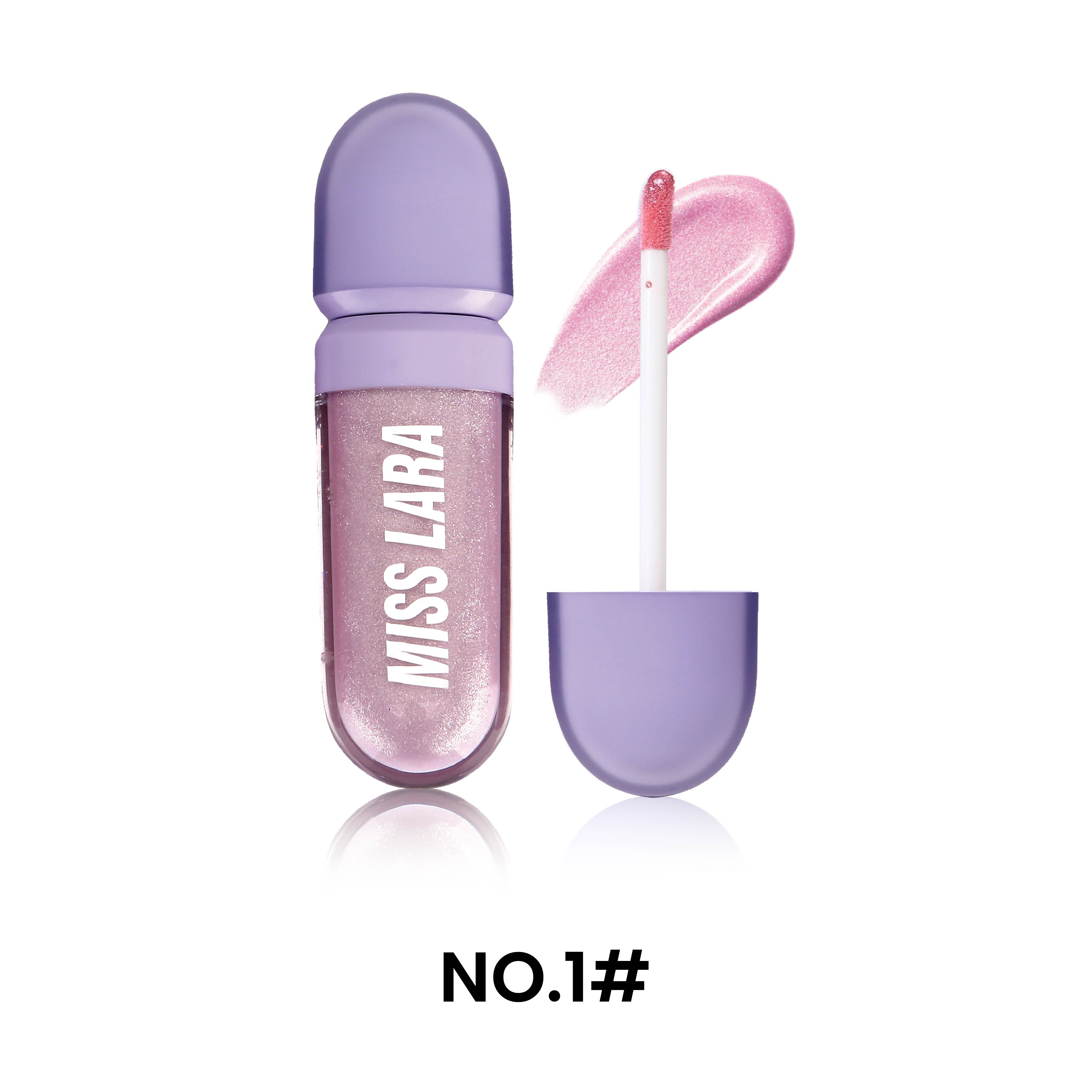 Miss Lara Pearl Gloss Lip Lacquer - Hydrating Moisturizing Lip Gloss with High-Shine Mirror Finish and Intense Pearlescent Effect