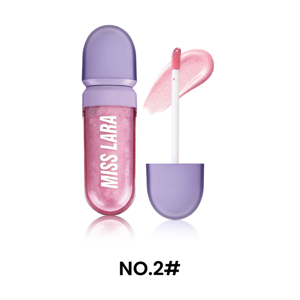 Miss Lara Pearl Gloss Lip Lacquer - Hydrating Moisturizing Lip Gloss with High-Shine Mirror Finish and Intense Pearlescent Effect