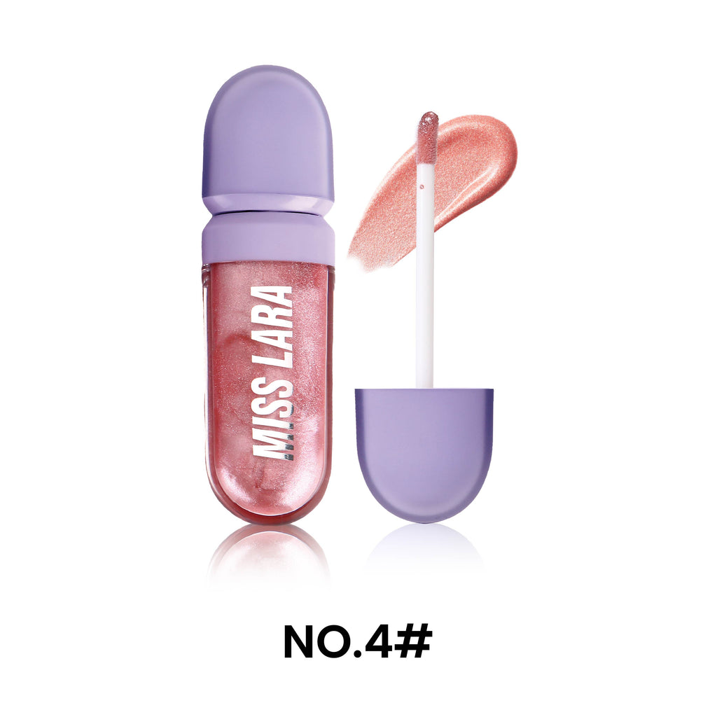 Miss Lara Pearl Gloss Lip Lacquer - Hydrating Moisturizing Lip Gloss with High-Shine Mirror Finish and Intense Pearlescent Effect