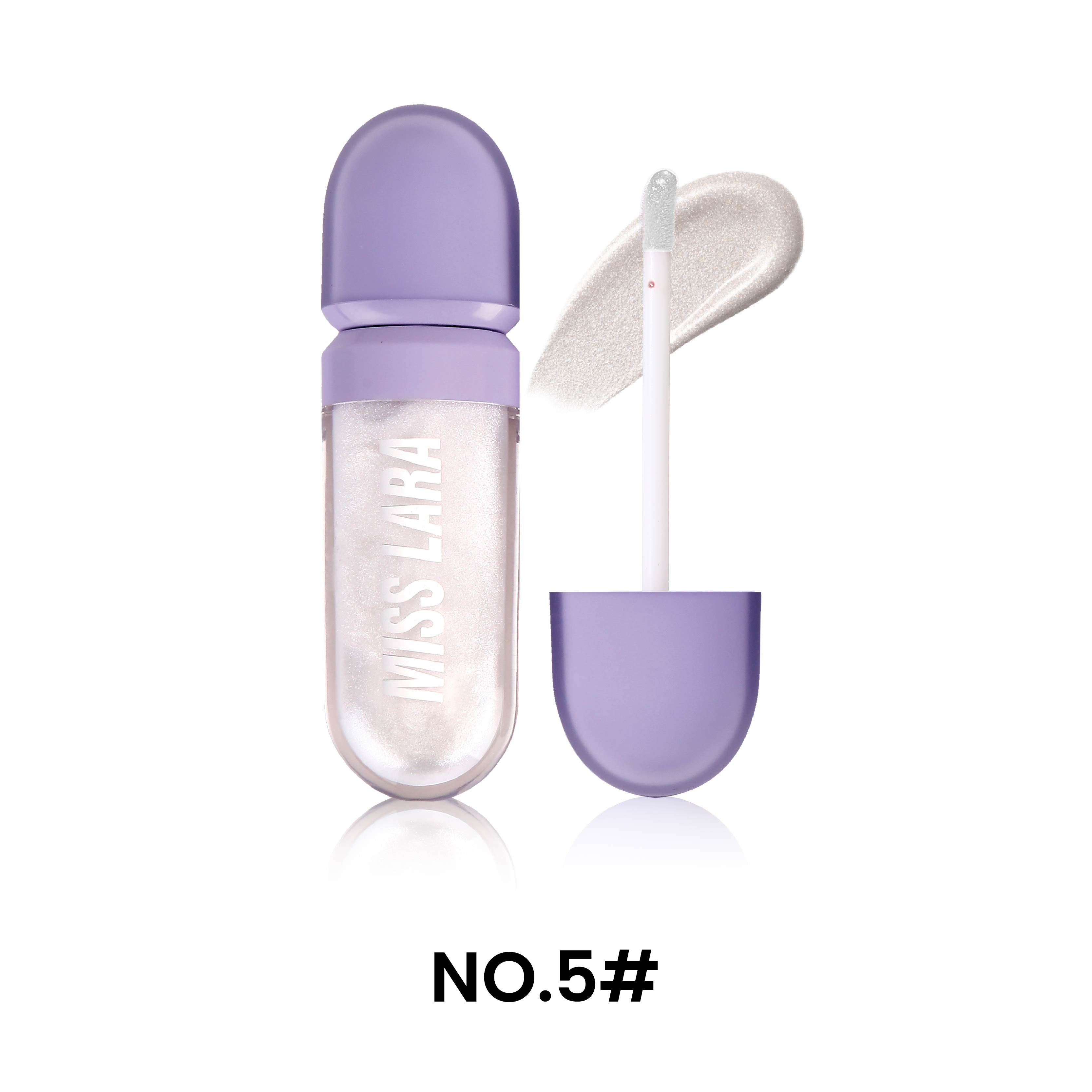 Miss Lara Pearl Gloss Lip Lacquer - Hydrating Moisturizing Lip Gloss with High-Shine Mirror Finish and Intense Pearlescent Effect